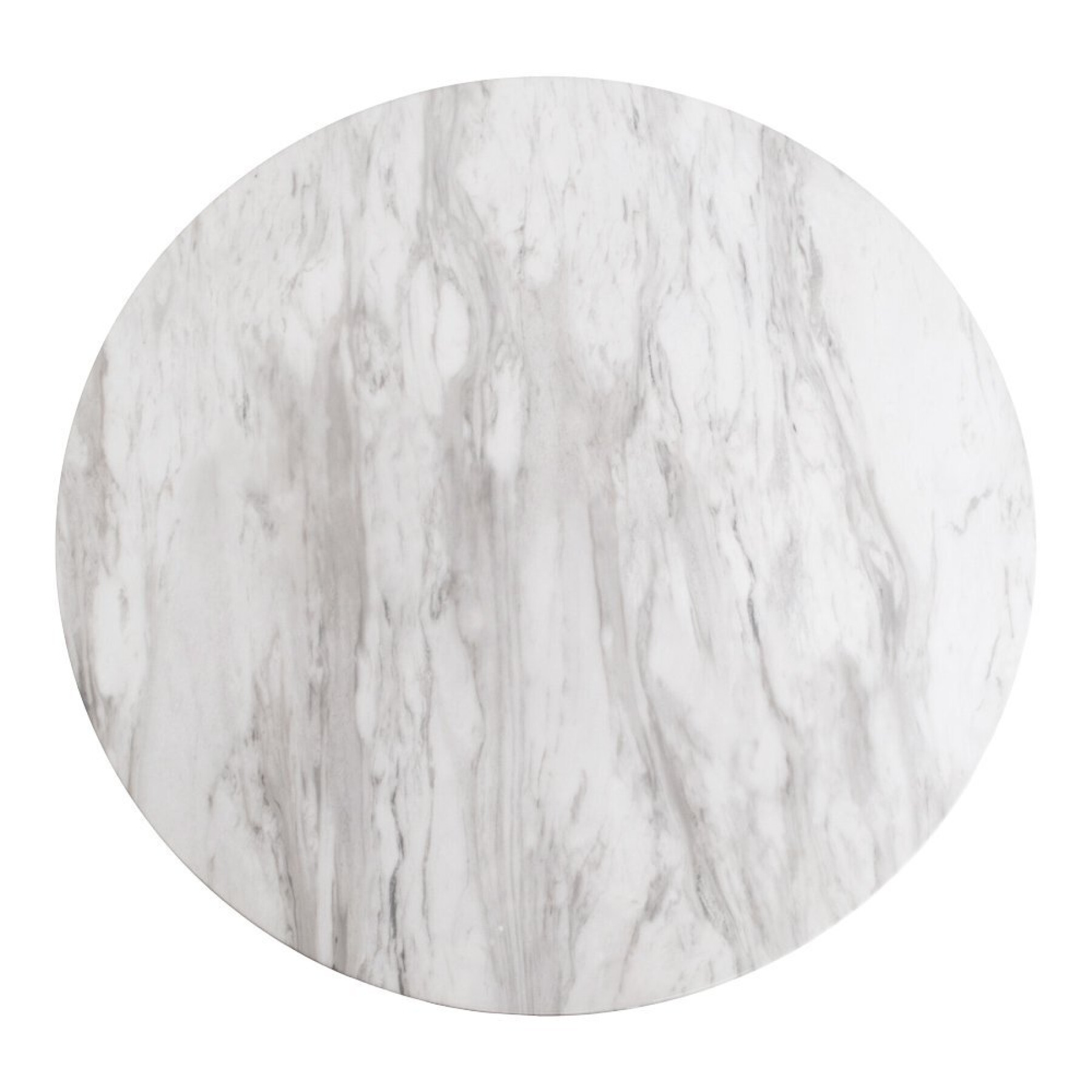 Table à manger plateau aspect marbre avec pieds House Nordic Bolzano