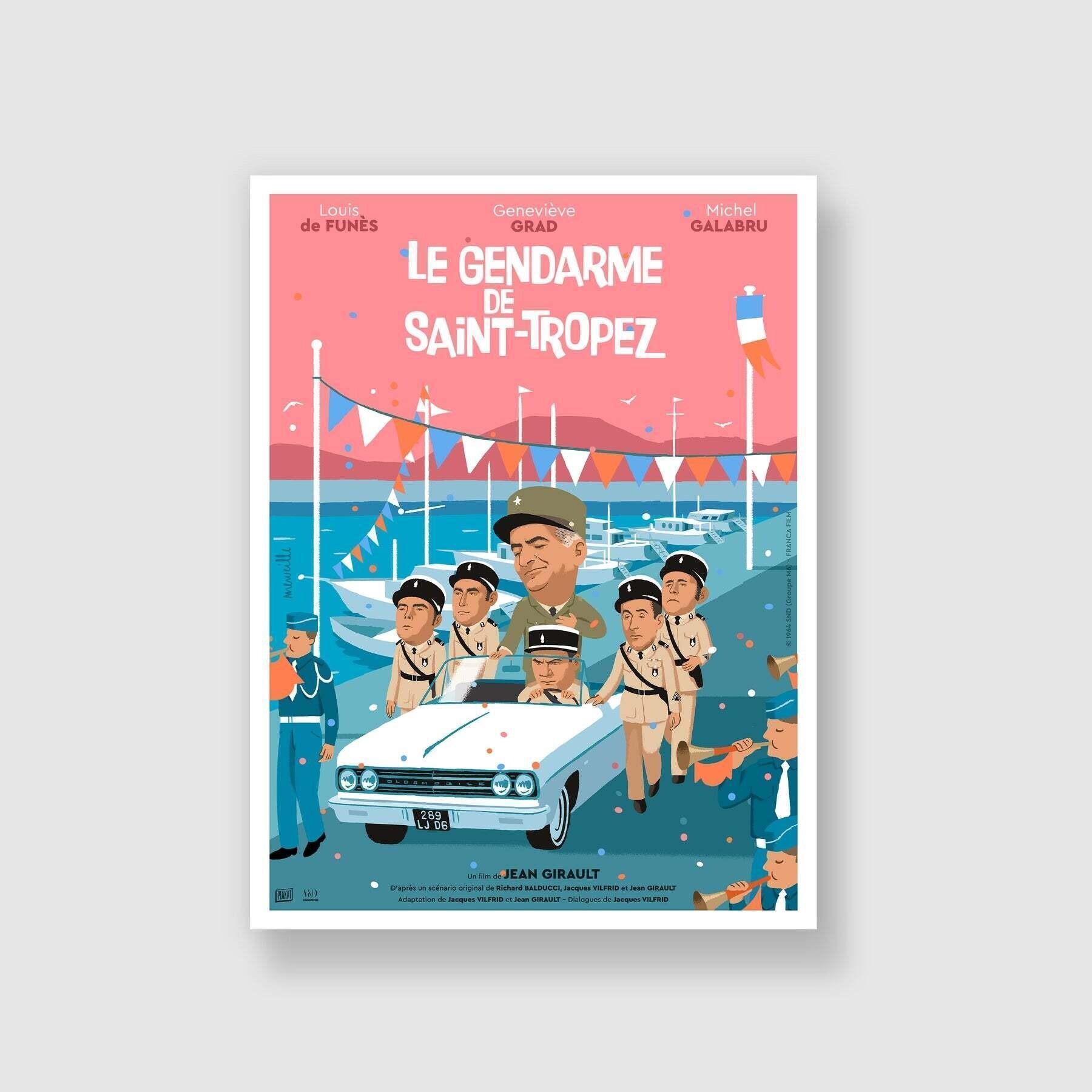 Poster Kubbick Le Gendarme (C)