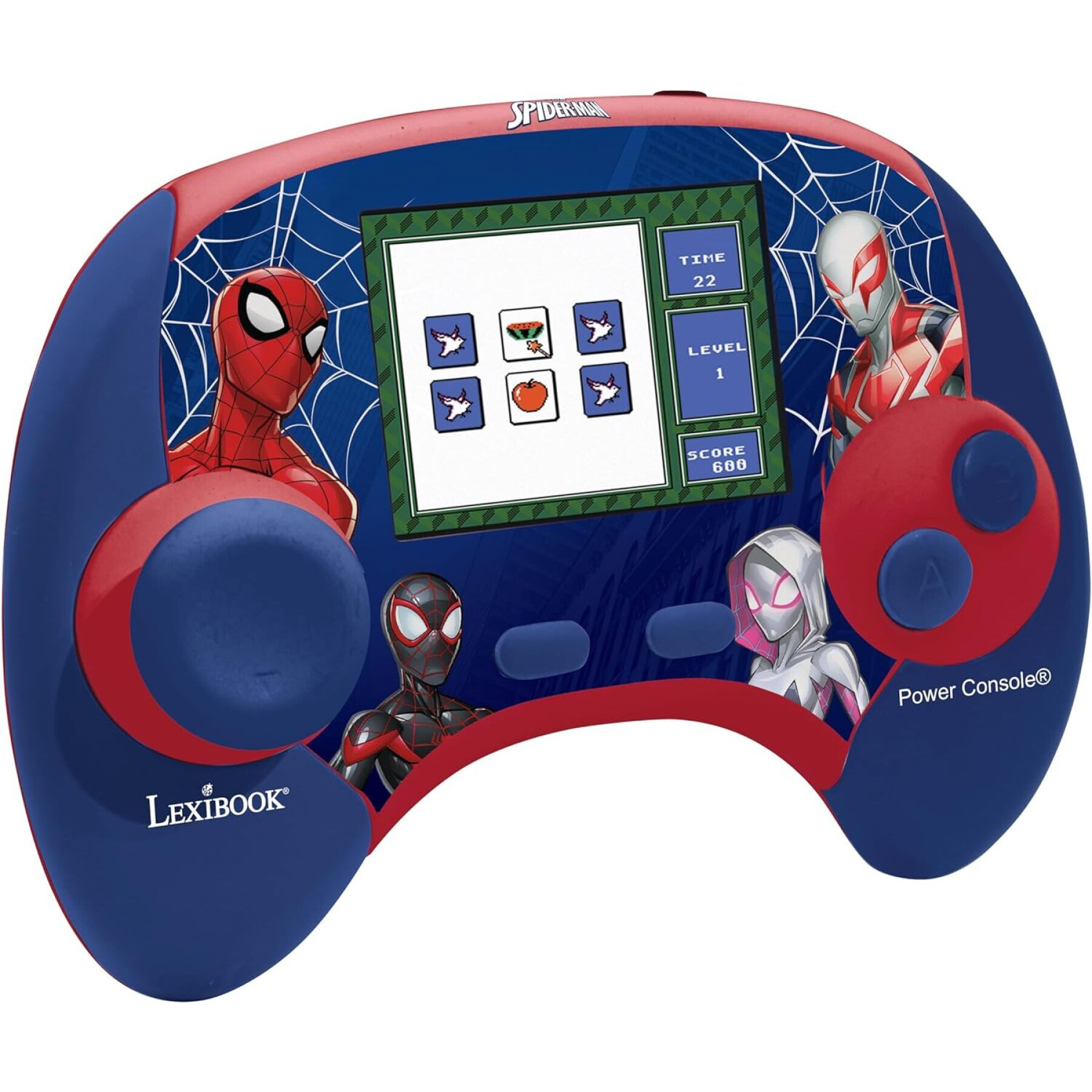 Console éducative bilingue avec écran LCD FR/EN Lexibook Spider-Man