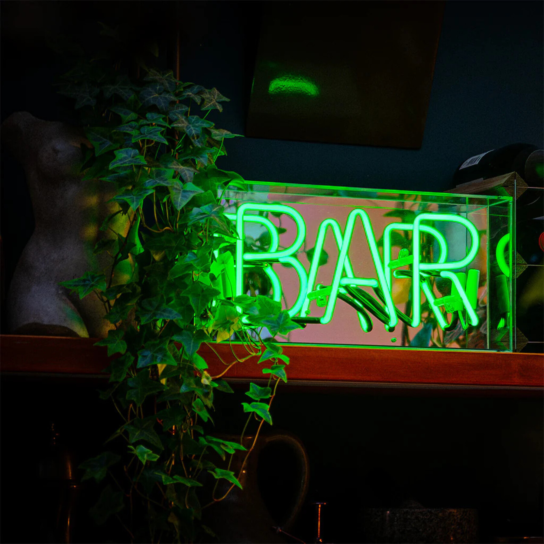 Enseigne lumineuse néon Locomocean Bar Green