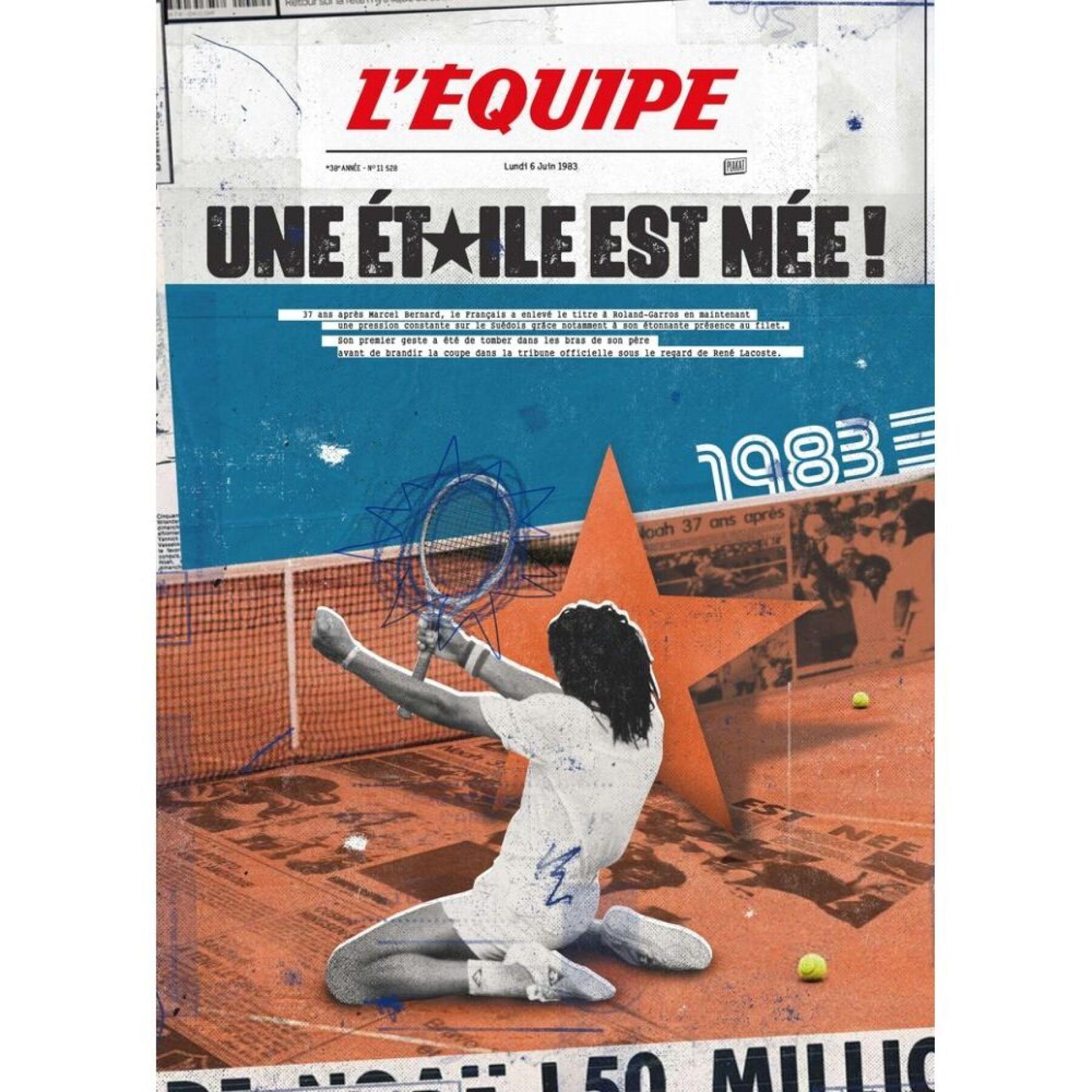 Poster digigraphie Plakat L'Equipe - Noah