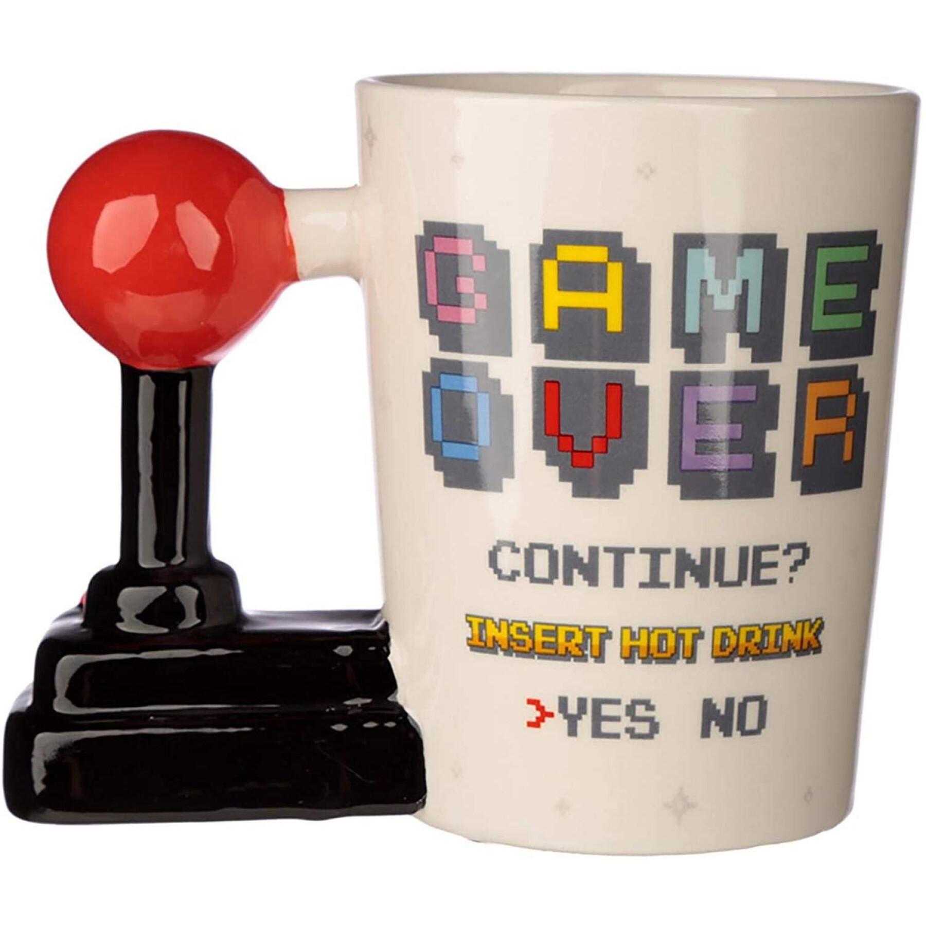Mug à anse décorée Game Over Jeu Vidéo Joystick & Arcade Puckator