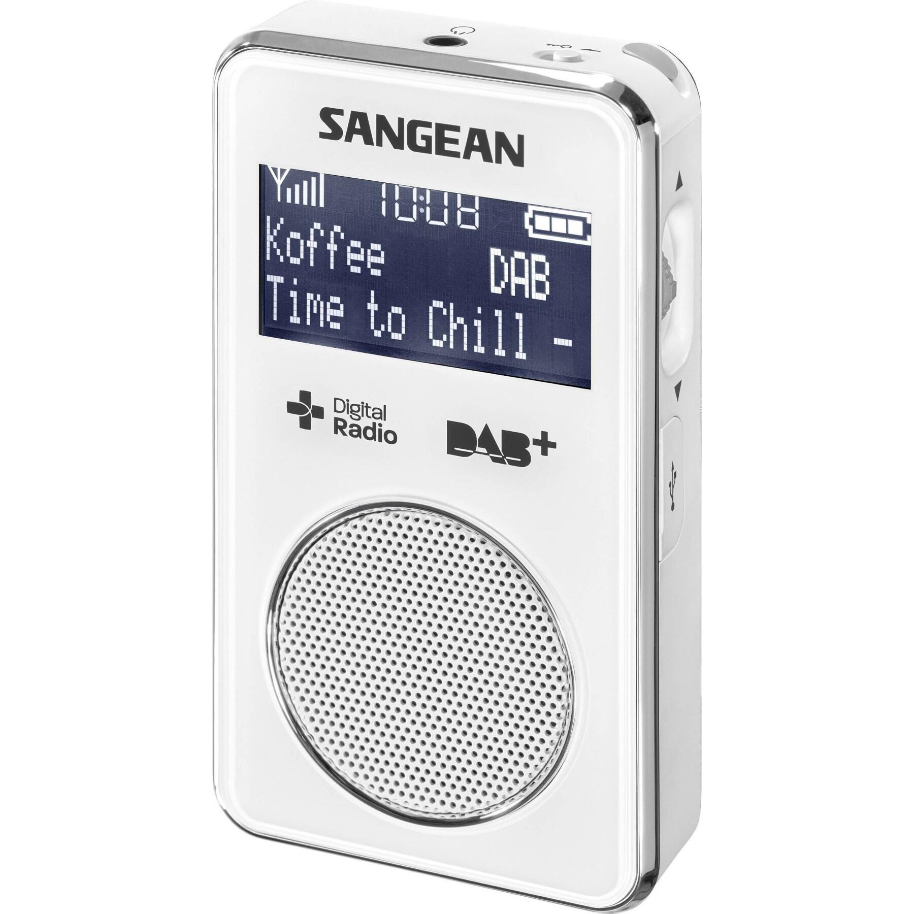 Radio de poche DAB+, FM rechargeable Sangean DPR-35