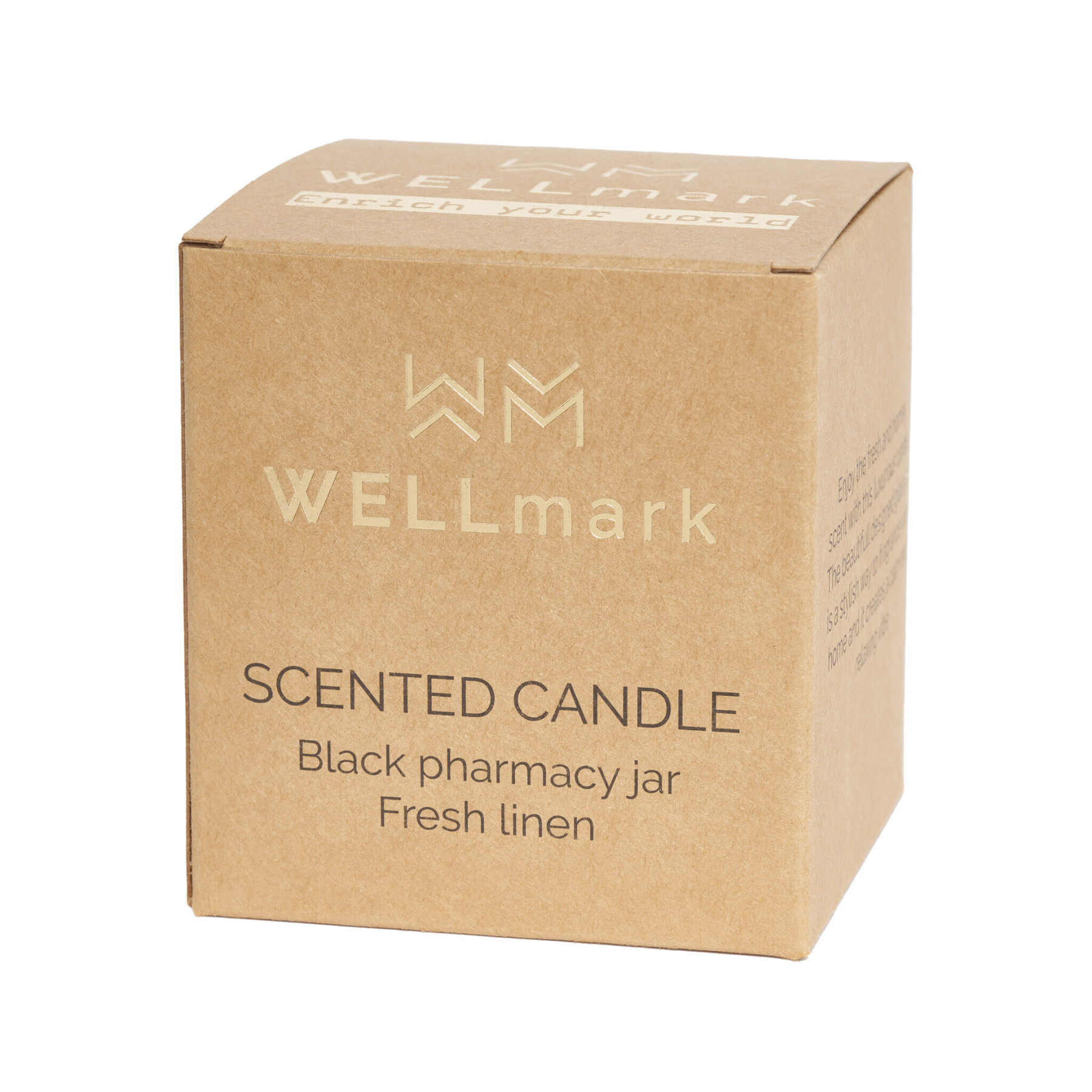 Grande bougies à brûler parfumée Wellmark Just Relax (x6)