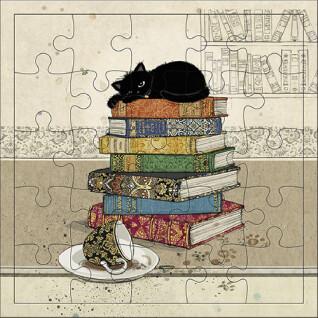 Carte puzzle chaton livres Kiub Bug Art