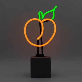 Enseigne lumineuse néon avec base Locomocean Peach
