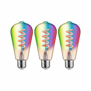 Ampoules filament LED Paulmann Smart Home Zigbee 3.0 ST64 E27 3x470lm