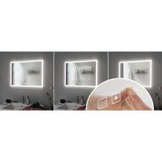Miroir carré LED Paulmann Mirra IP44