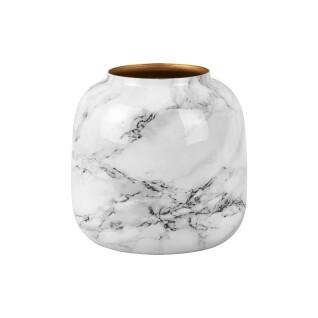 Vase fer Present Time Marble Look Sphere Medium