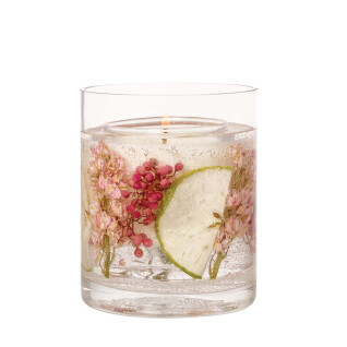 Bougies en gel de cire naturelle Stoneglow Candles Nature's Gift - Apple & Pear Blossom