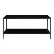 Table TV avec 2 étagères et pieds noirs House Nordic Vita