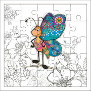 Carte puzzle Papillon Kiub Kook