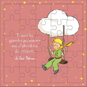 Carte puzzle Nuage Kiub Le Petit Prince
