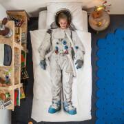 Housse de couette et taie d'oreiller Snurk Astronaut