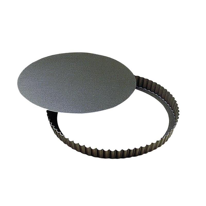 tourtière ronde cannelée mobile gobel 28 cm