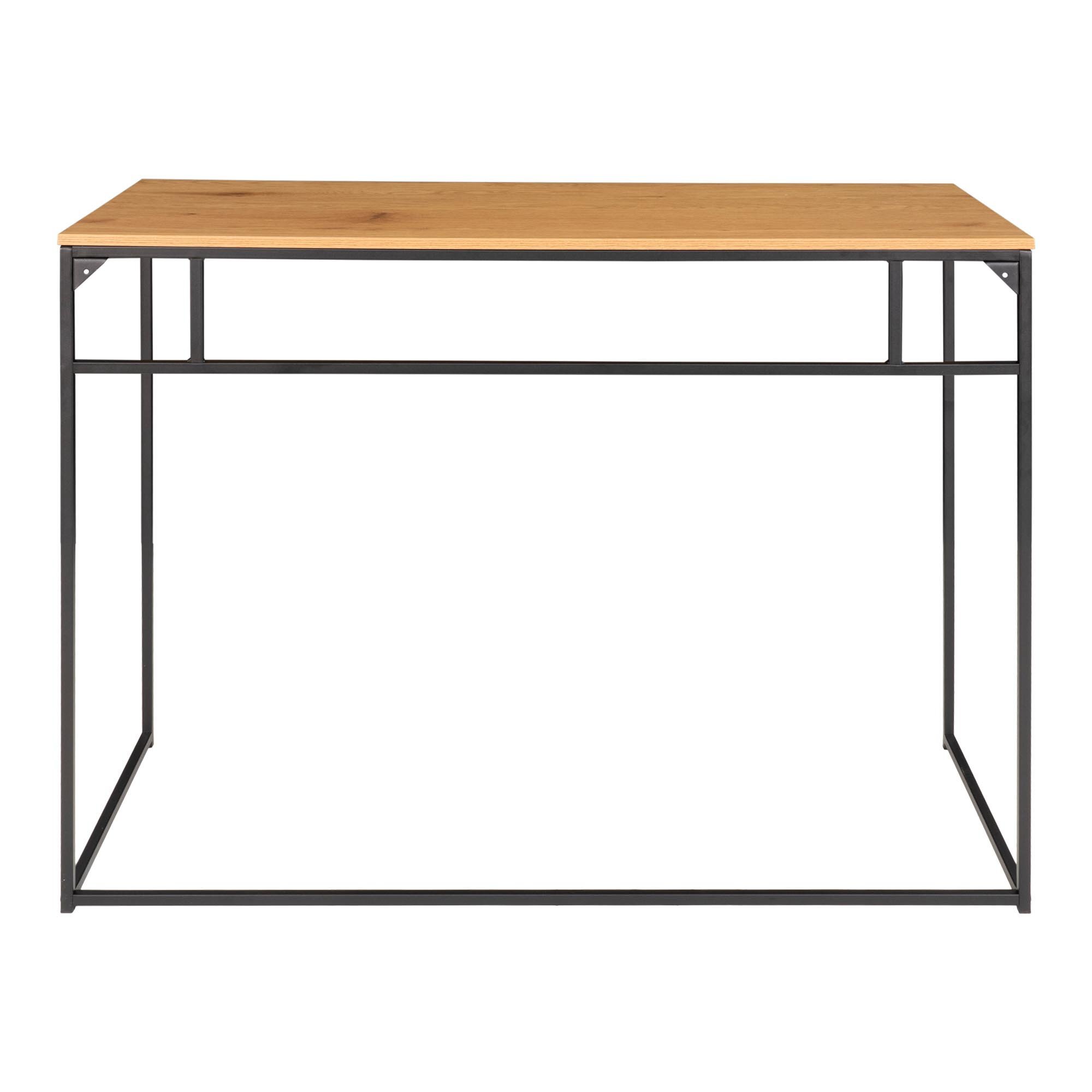 table bureau aspect chêne avec cadre house nordic vita