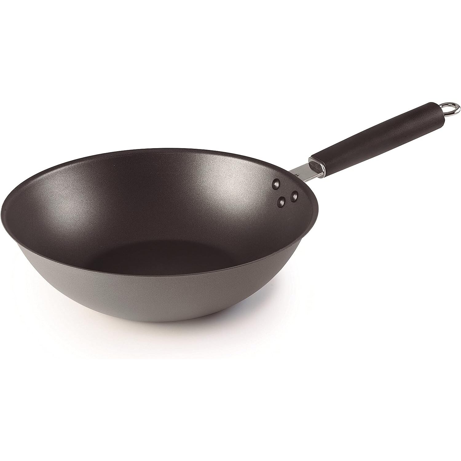 casserole wok acier anteadherent lacor d.28 cm