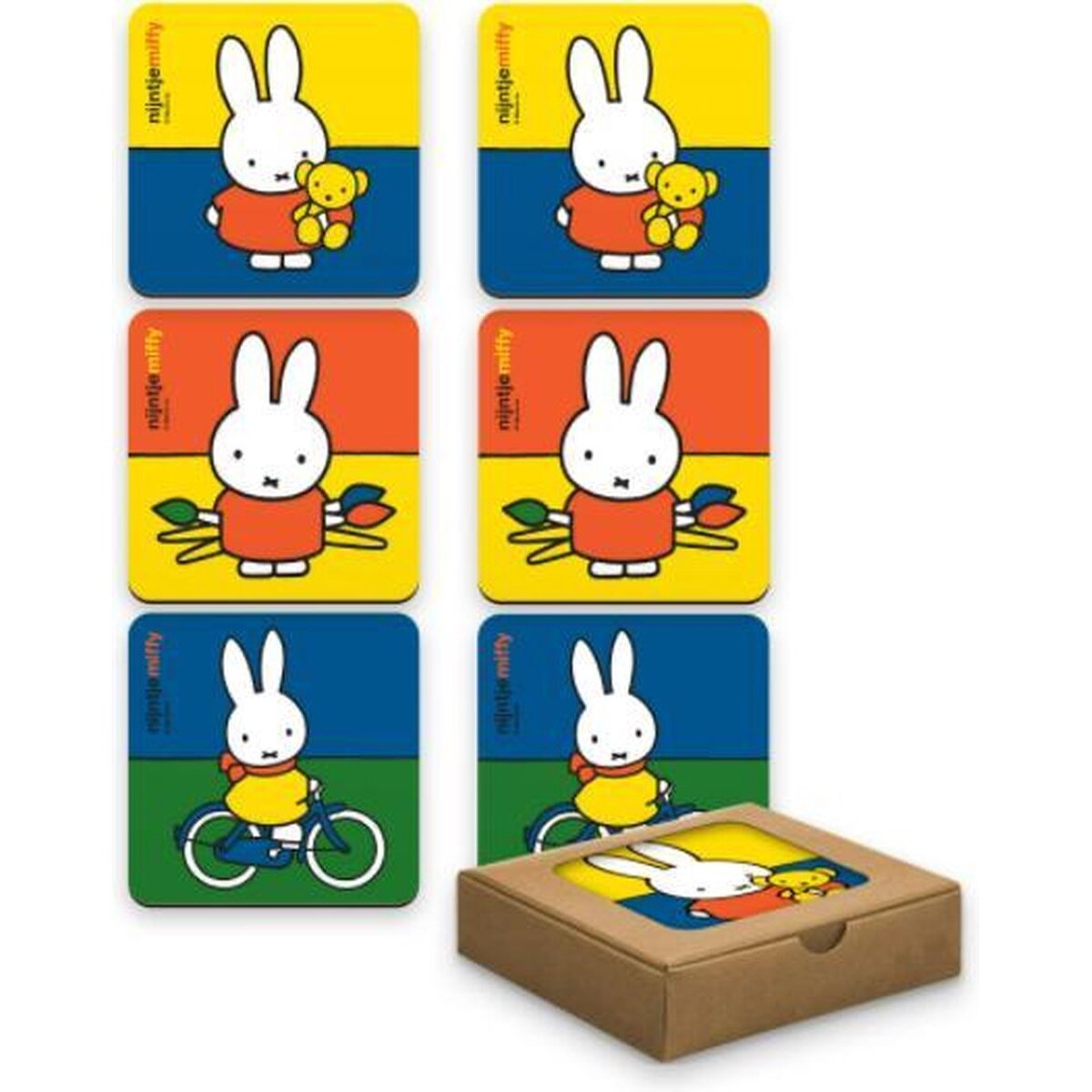 set sous-verre miffy magic touch of the dutch