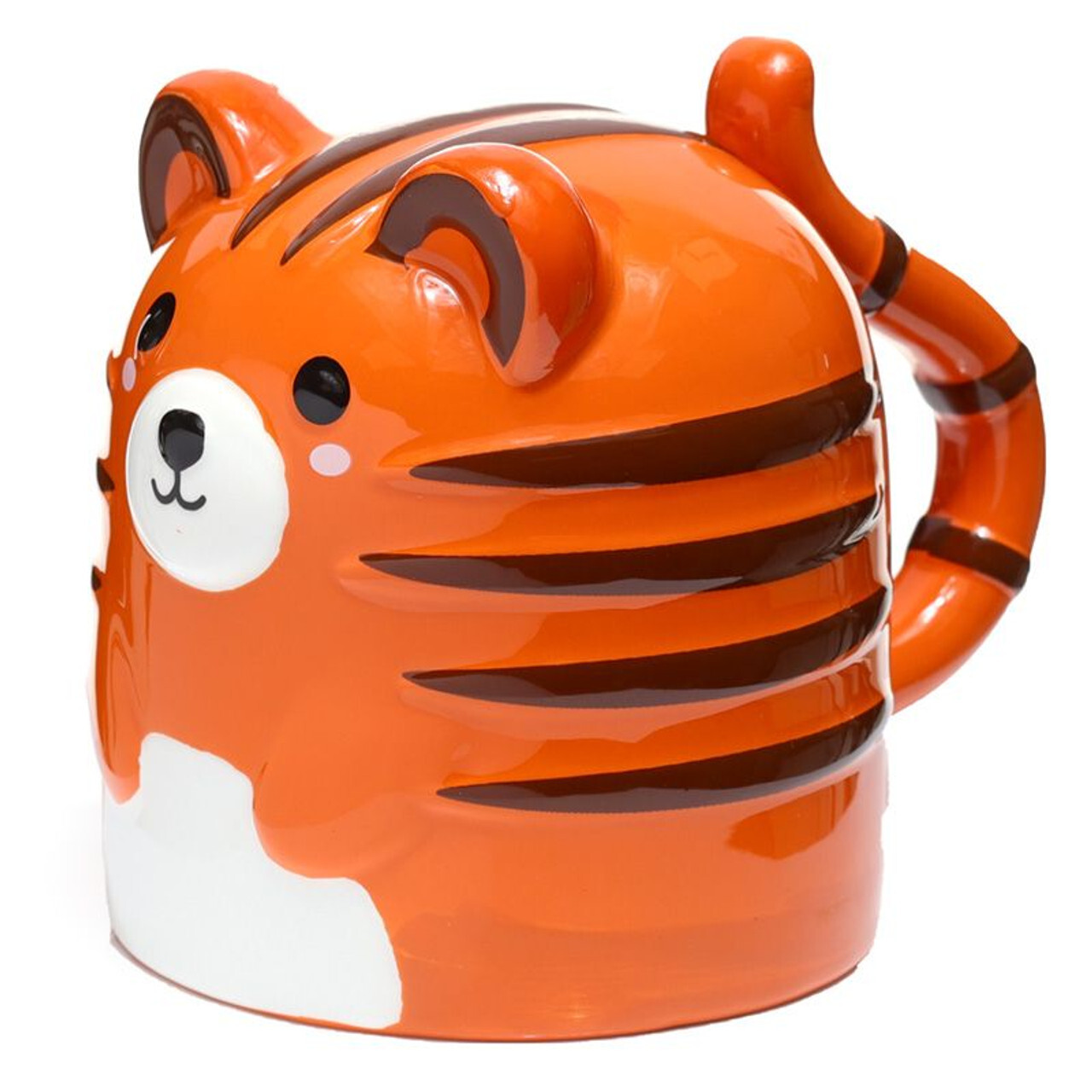 mug retournable tête en bas adoramals tigre puckator