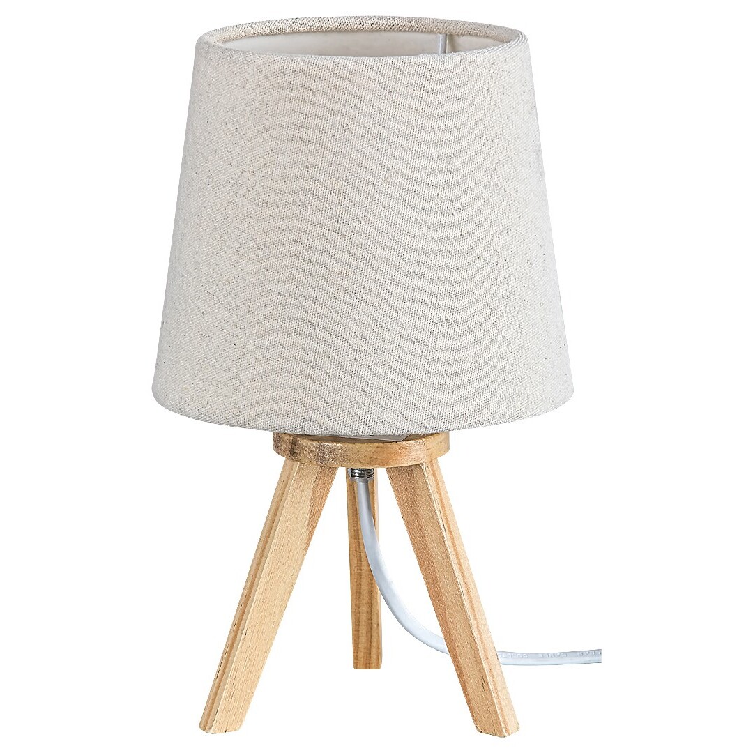 lampe de table d'intérieur en bois sans ampoule rabalux lychee